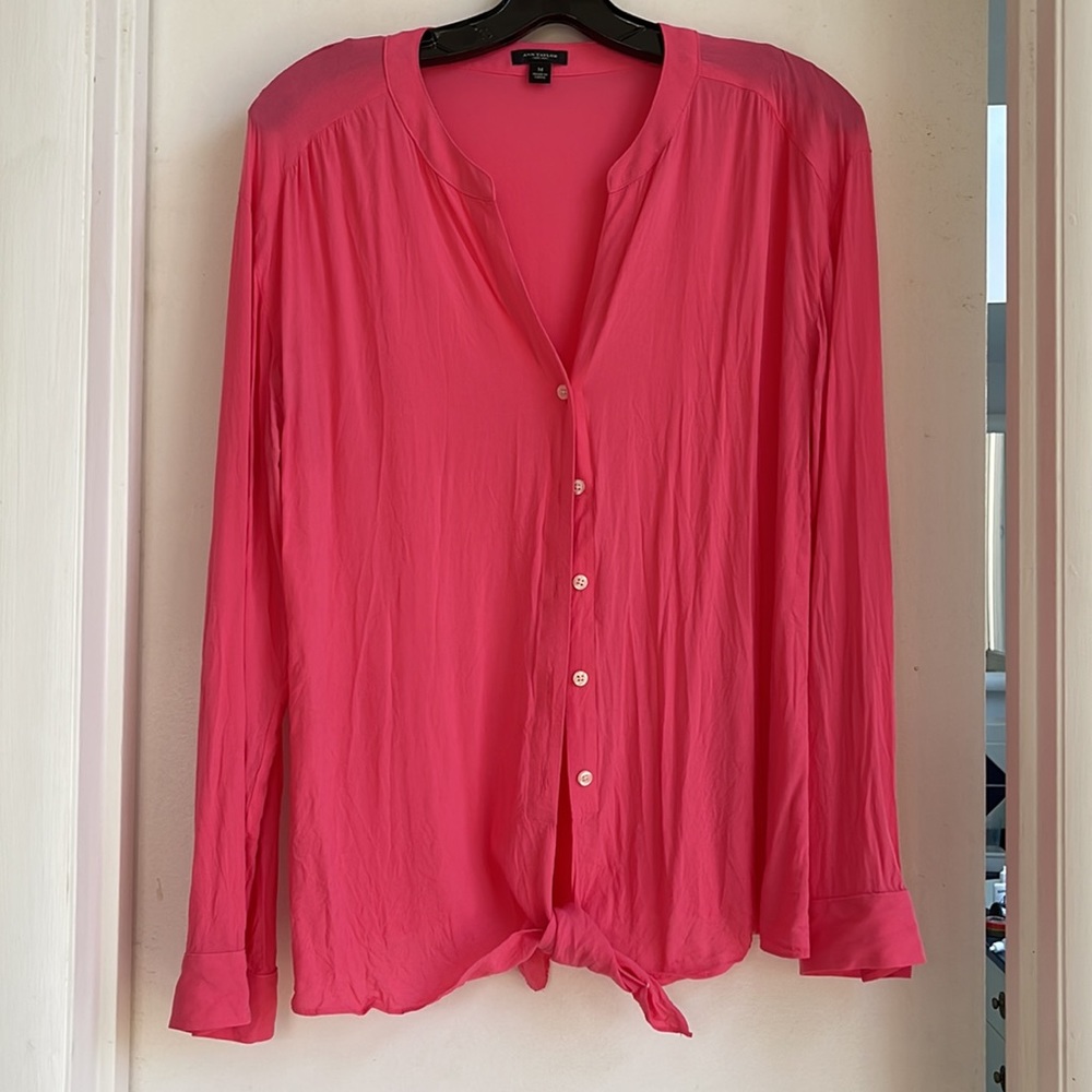 Ann Taylor Pink Blouse
